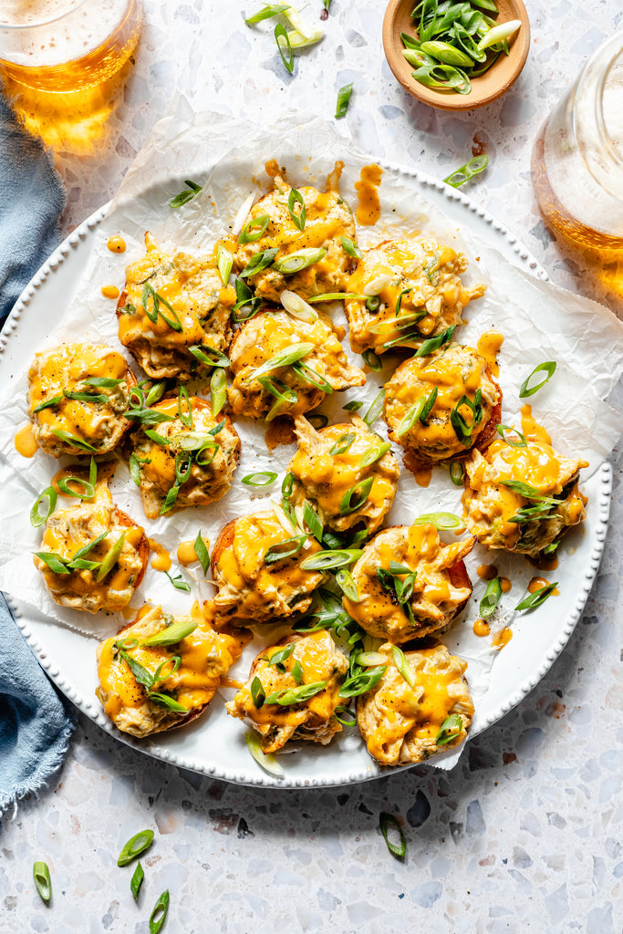 Chipotle Ranch Loaded Sweet Potato Skins