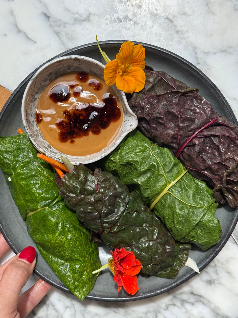 Swiss Chard Spring Roll Wraps