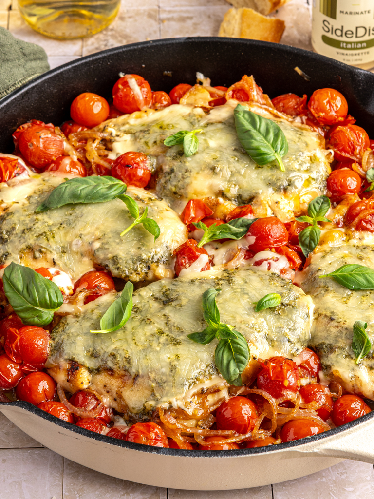 Skillet Caprese Chicken