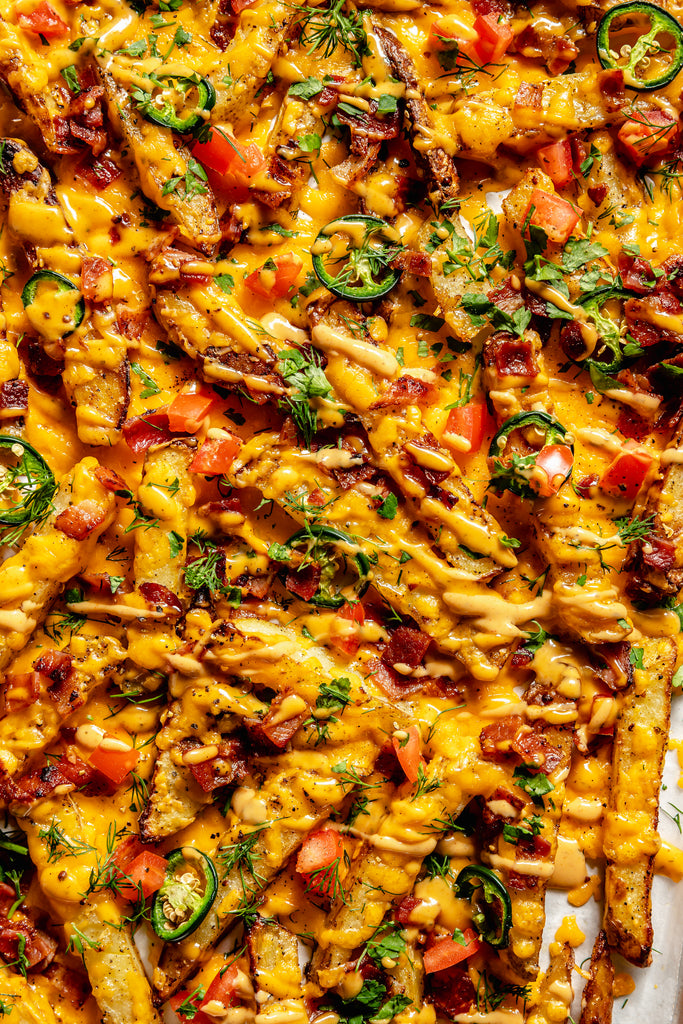 Loaded Oven Fries with Chipotle Ranch