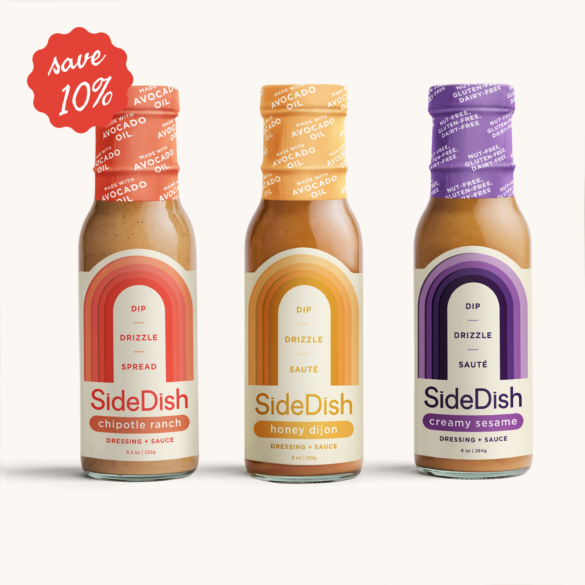 Best Sellers Multipack | SideDish Dressings by Alex Snodgrass Best Sellers Multipack | SideDish Dressings by Alex Snodgrass