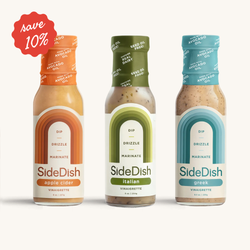 The Vinaigrettes | 3 Pack | Apple Cider Vinaigrette, Italian Vinaigrette, Greek Vinaigrette