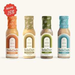 The Vinaigrettes | 4 Pack | Apple Cider Vinaigrette, Champagne Vinaigrette, Italian Vinaigrette, Greek Vinaigrette